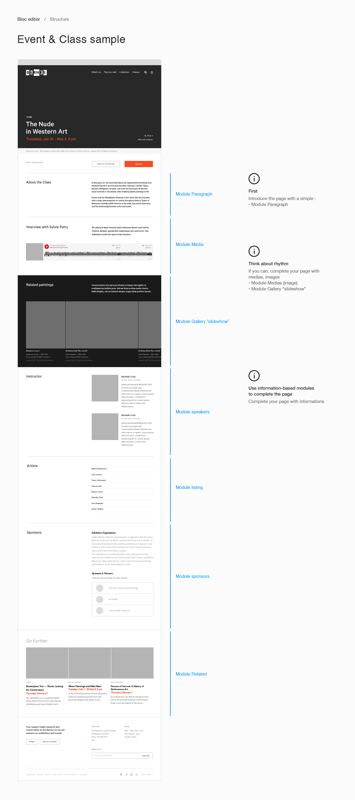 Event and Class Sample Event and Class Sample